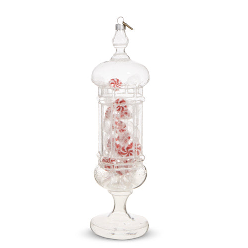 Ornament 10" Christmas Candy Jar