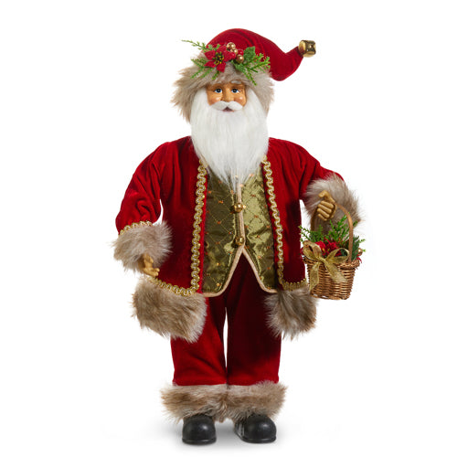 18" Country Santa w/ Basket