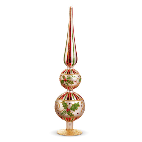 16.5" Holly Leaf Finial
