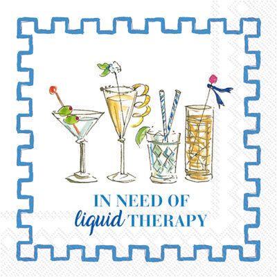 Napkin Cocktail Liquid Therapy