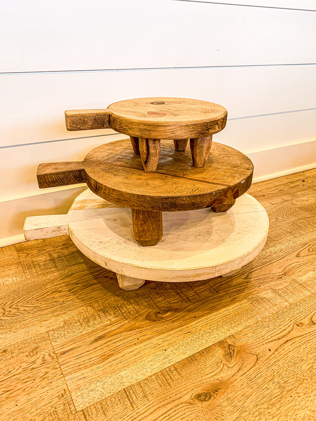 Footed Board Antique Reclaimed Wood