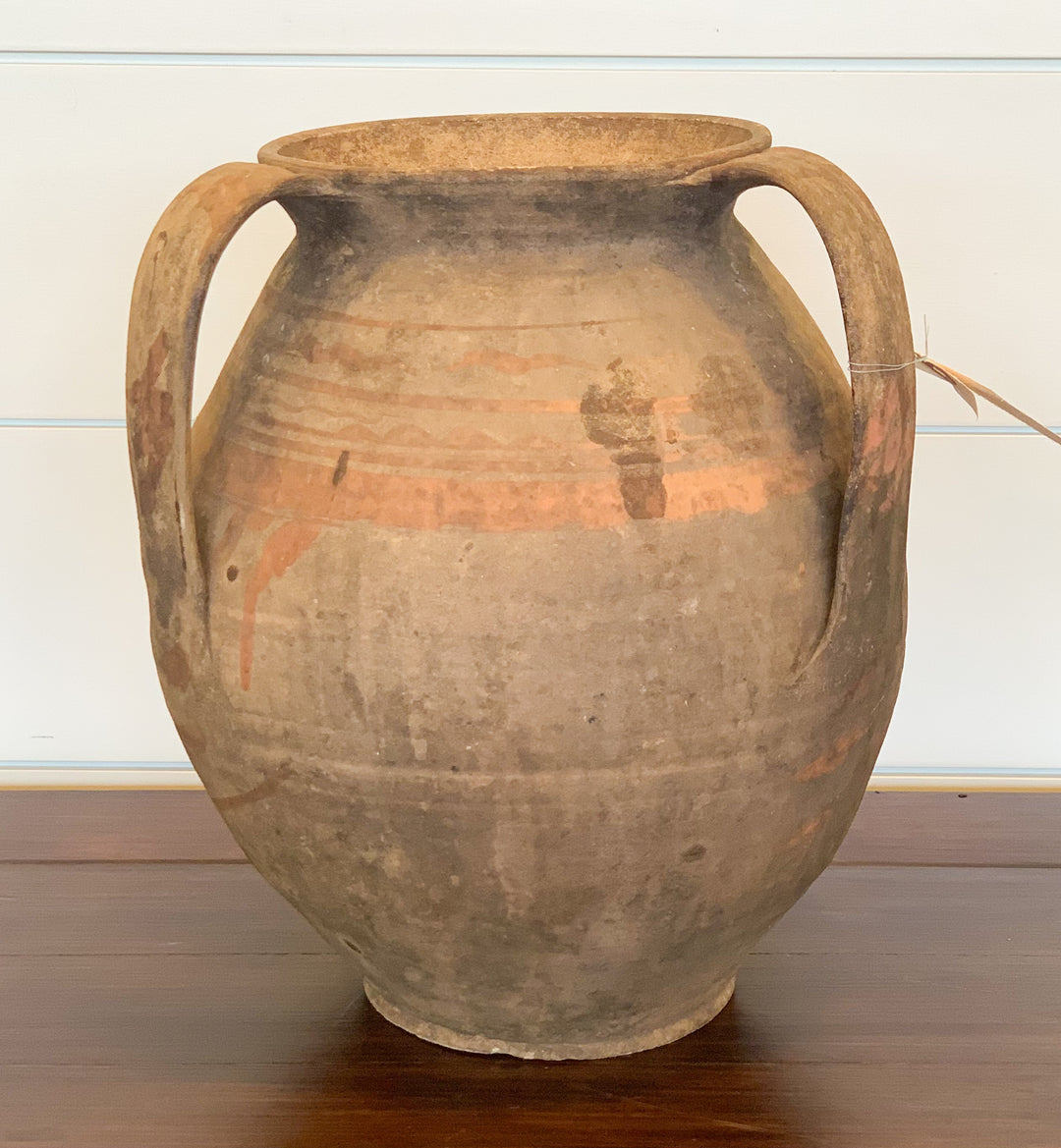 Antique European Pottery Vase w/ Handles