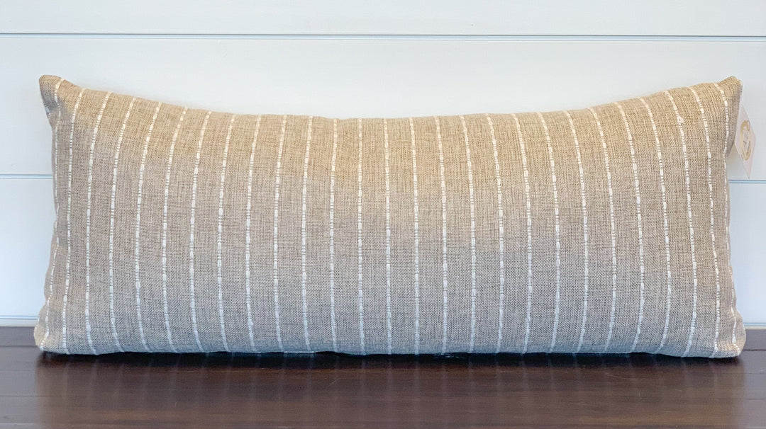 Striped Lumbar Pillow