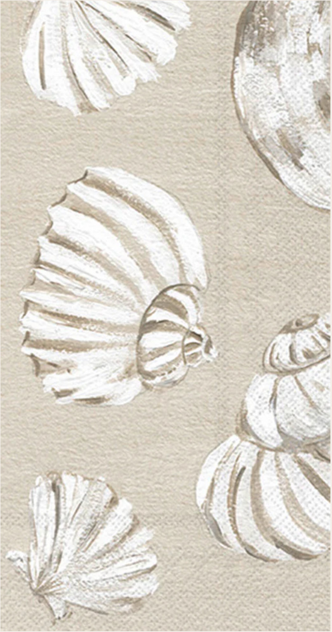 Beach Treasures Shells Guest Towel