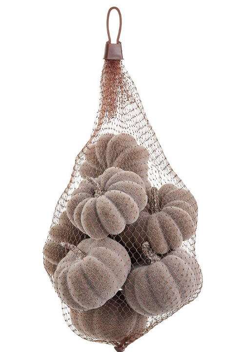 Assorted Pumpkins Taupe