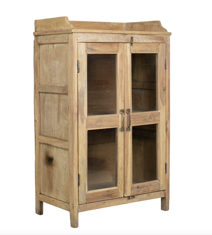 Vintage Teak Cabinet Bleached