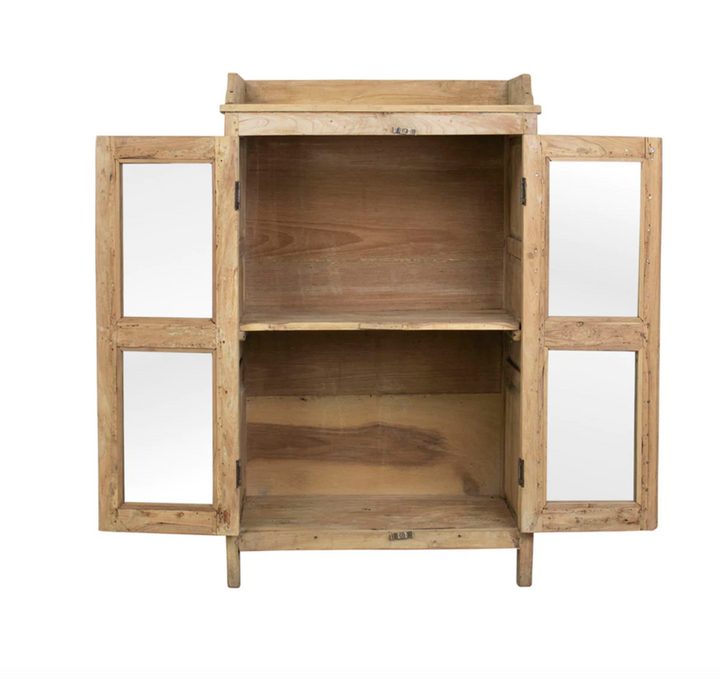 Vintage Teak Cabinet Bleached