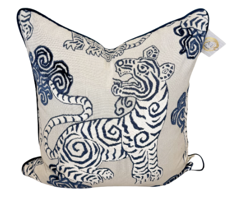 Pillow Blue Tiger