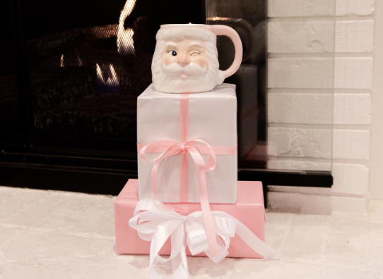 Sweet Grace Santa Mug Candle