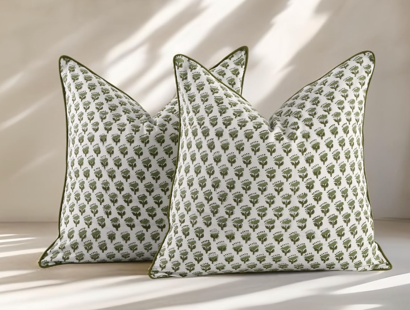 Emerald Fleur De Lis Pillow