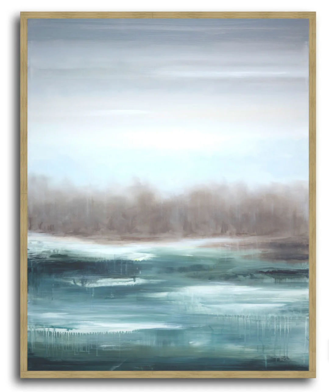 Waves End w/ Wood Frame