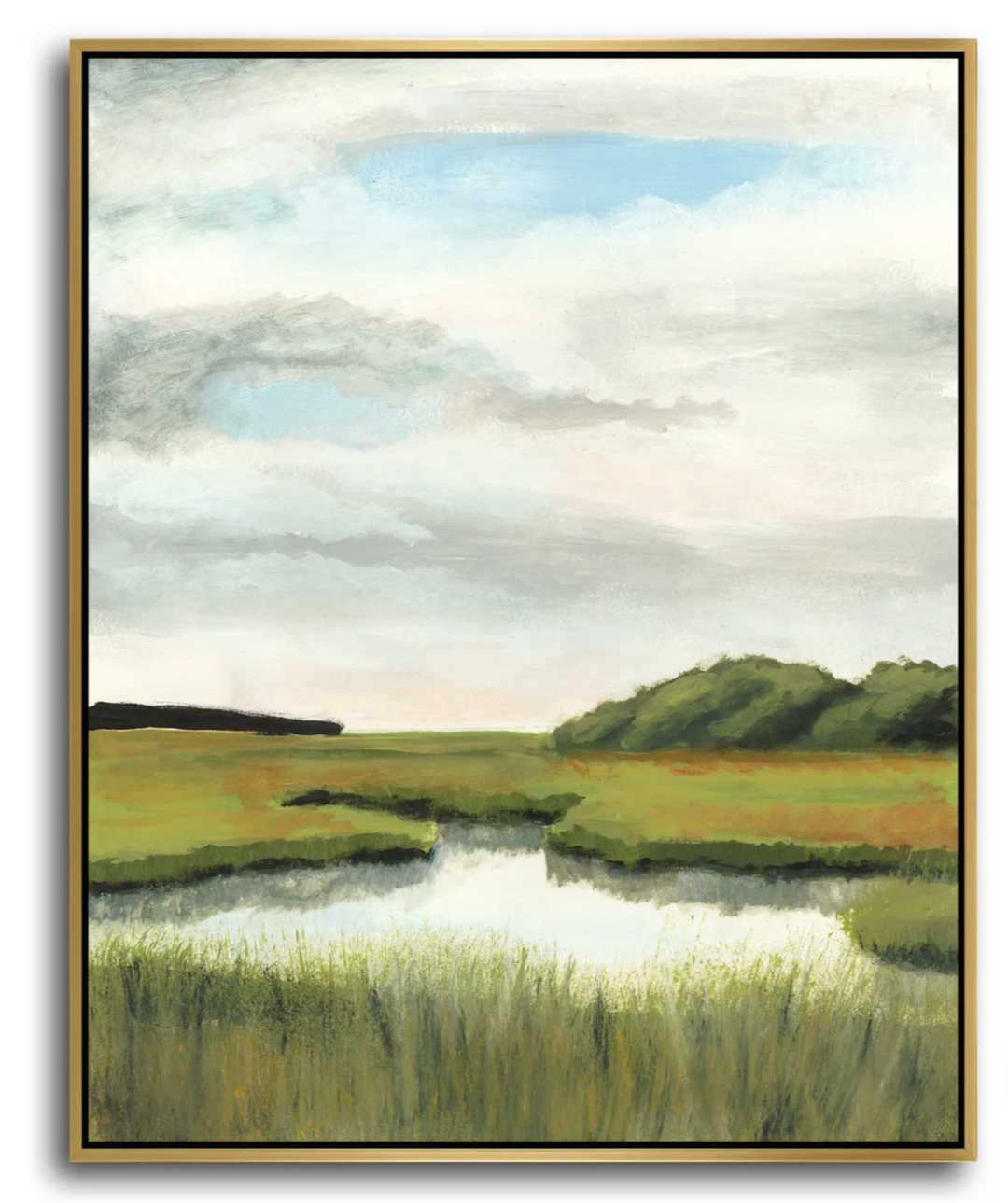 Charleston w/ Gold Frame