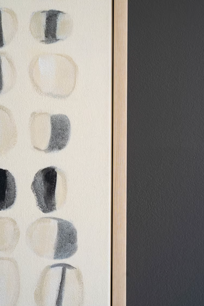 Framed Acrylic Abstract Painting