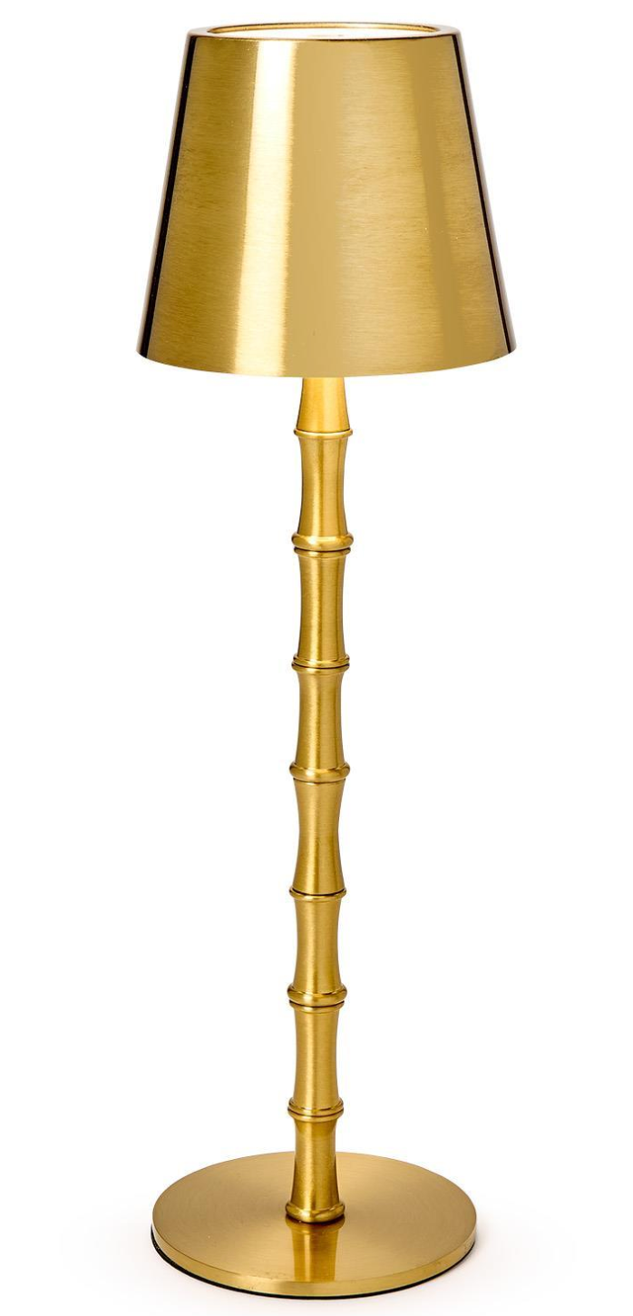 LED Gold Bamboo Lamp
