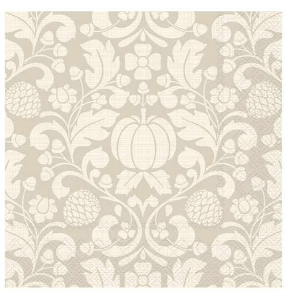 Francis Cream Cocktail Napkin