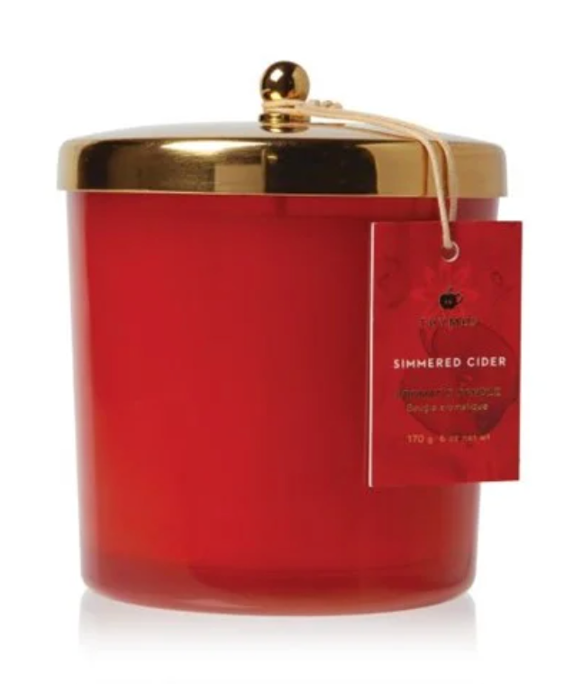 Simmered Cider Poured Candle, Harvest Red
