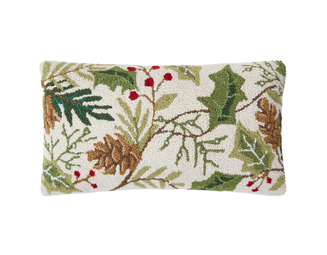 Holiday Foliage Hook Pillow