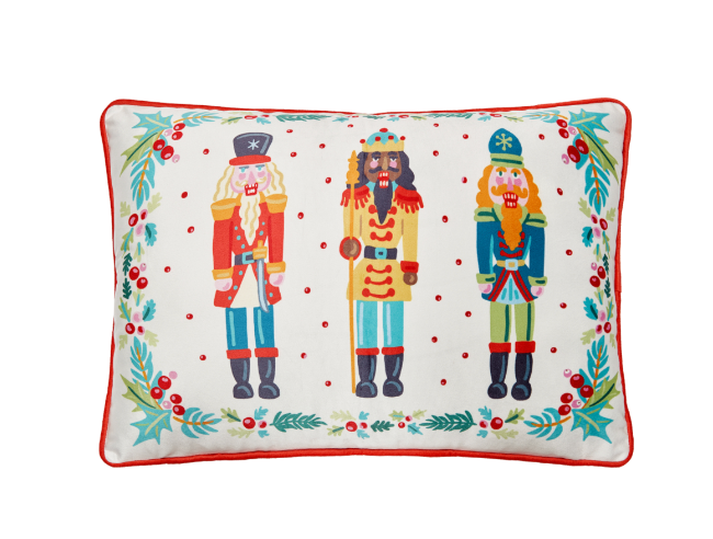 Nutcrackers Printed Pillow