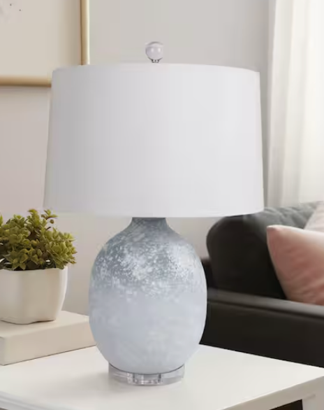 Two Tone Glass Lamp