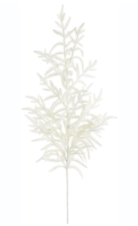White Cypress Spray 37"