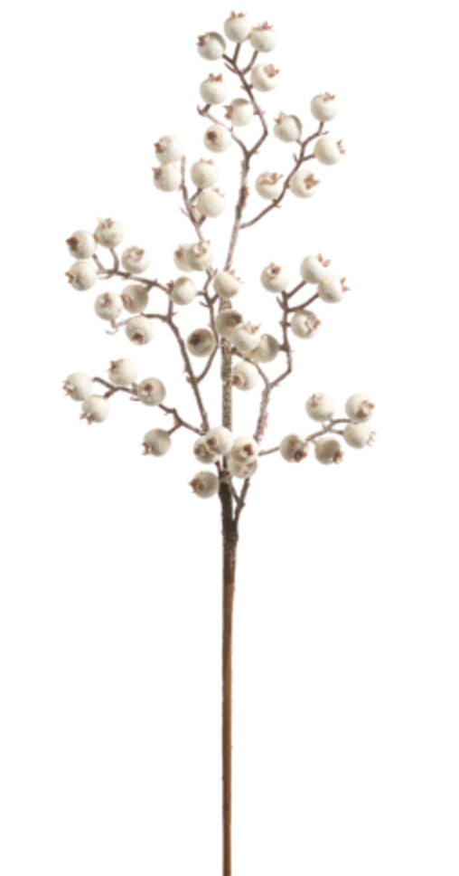 White Berry Spray 25.5"