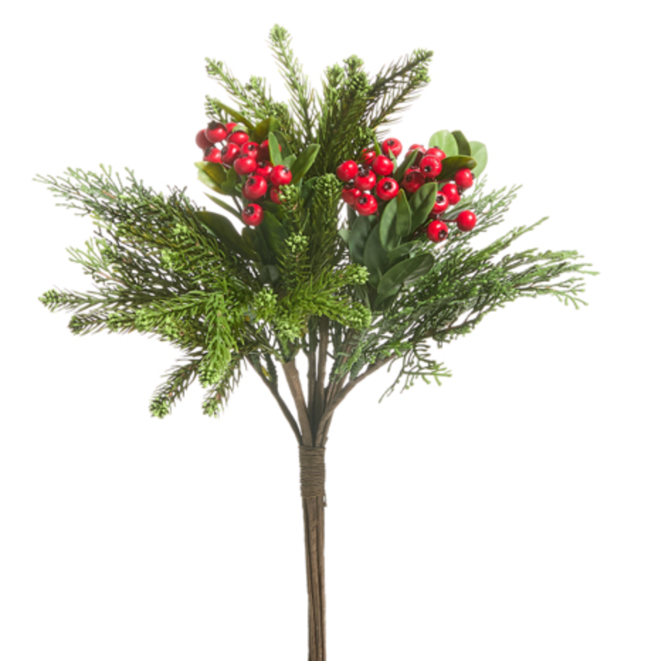 Berry and Greenery Bundle 19"
