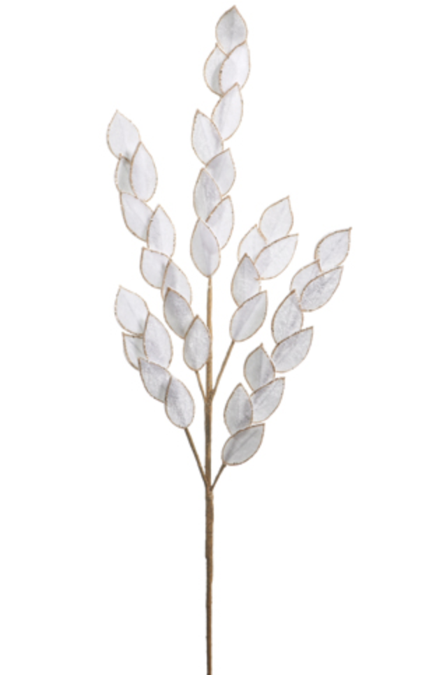 White Leaf Spray 31"