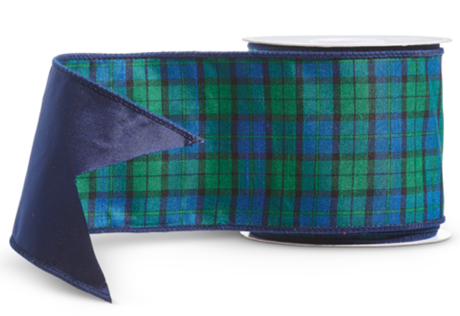Tartan Plaid Ribbon 4"W x 10yds