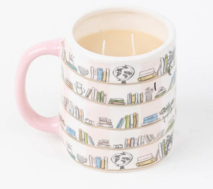 Sweet Grace Book Mug Candle
