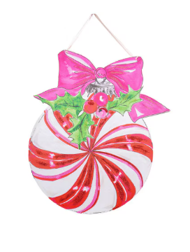 Candy Cane Door Hanger