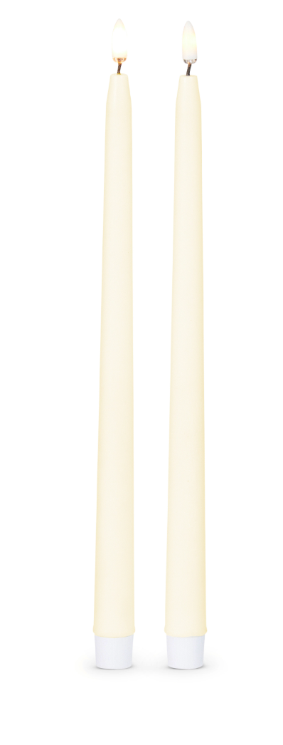 12.5" Ivory Taper Candles