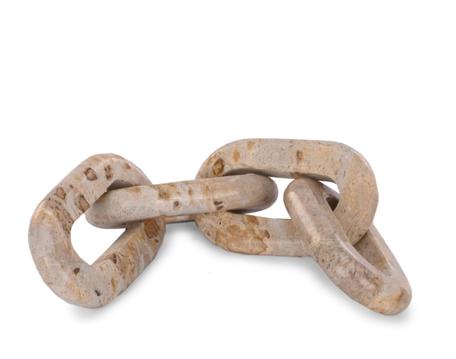 4-Link Marble Chain, Light Leopard