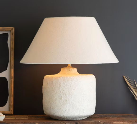 Paper Mache Table Lamp