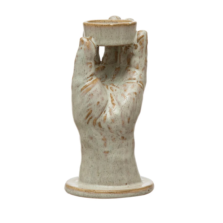 Tealight Holder Hand Stoneware