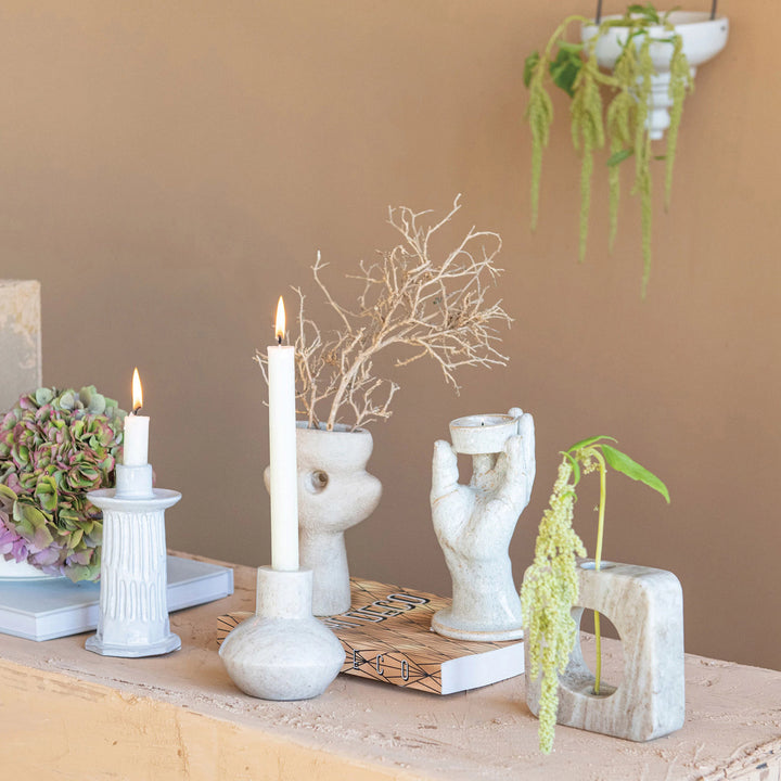 Tealight Holder Hand Stoneware