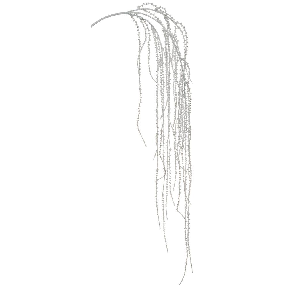 Glittered Bead Hanging Spray 42"