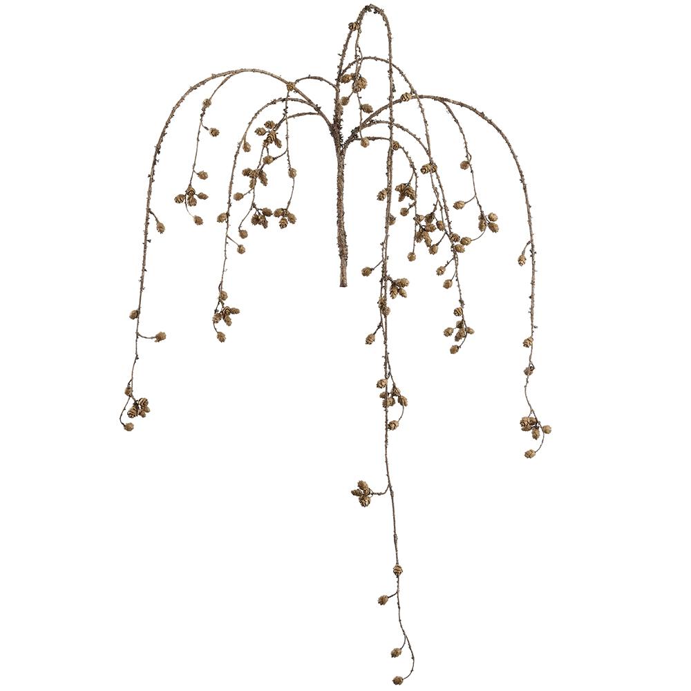 48" Mini Pine Cone Hanging Spray