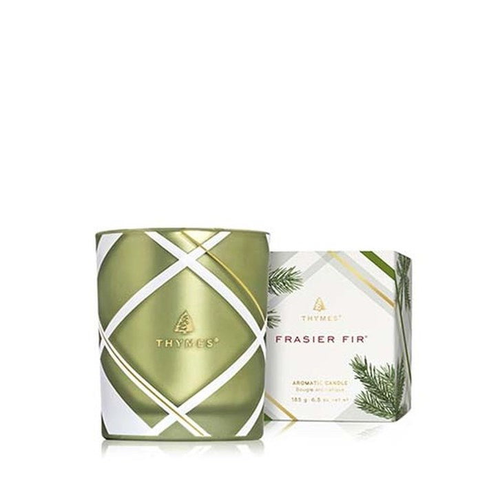 Frasier Fir Green Plaid Poured Candle