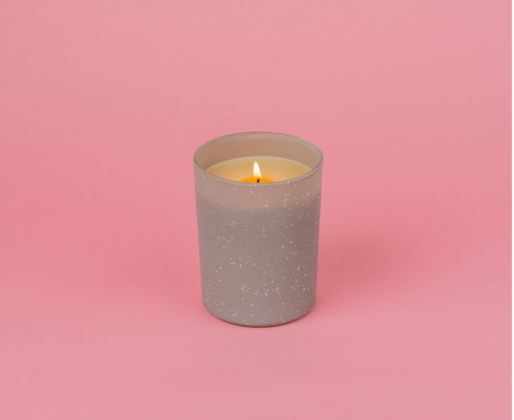 Candle Sweet Grace Gray Speckled