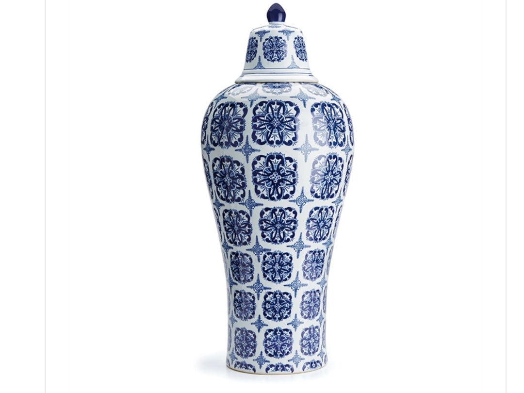 Blue And White Emperor Jar