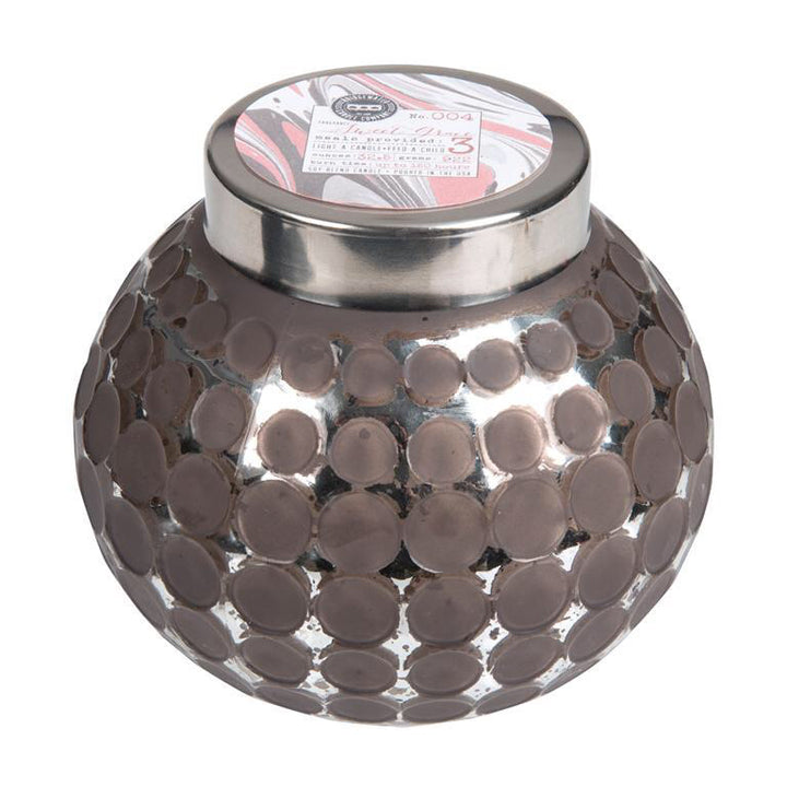 Candle Sweet Grace Gunmetal Round