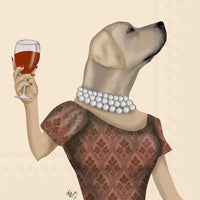 Napkin Luncheon Thirsty Ms. Puppy