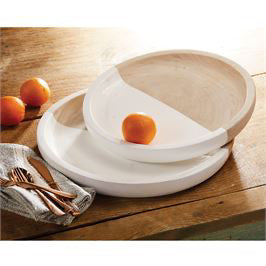 Tray Paulownia Round Large