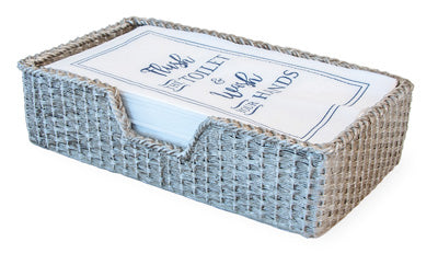 Silver Basket Weave Napkin Holder