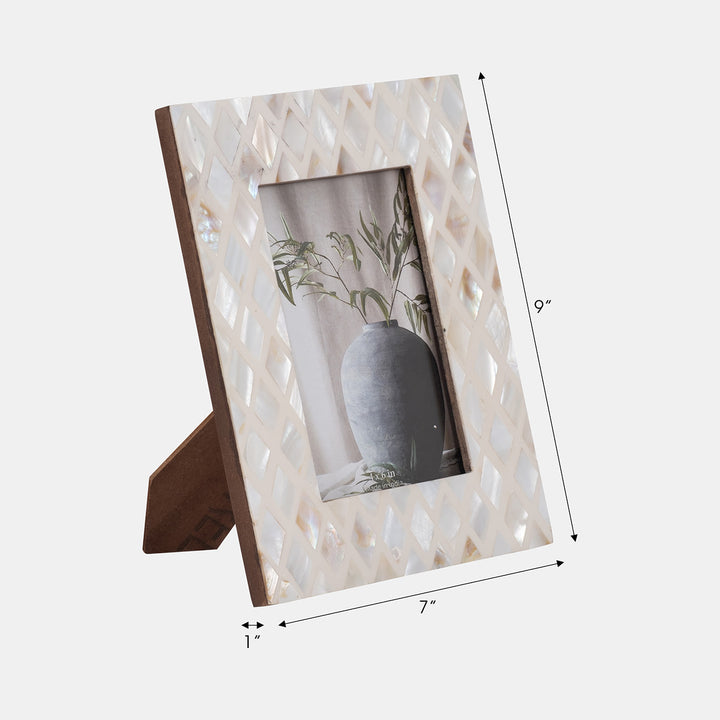 Capiz Diamond Photo Frame