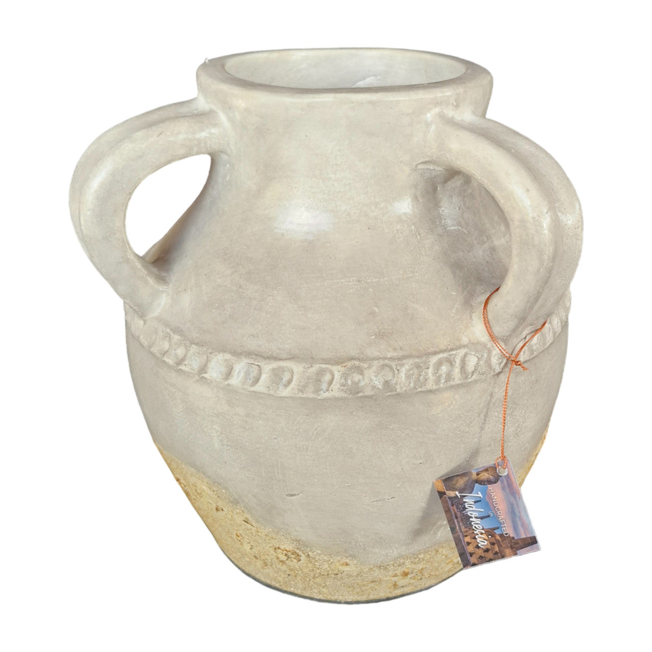 Terracotta Triple Handle Jug