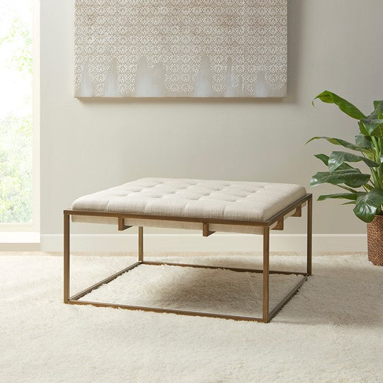 Coffee Table Greenwich Tufted Ottoman