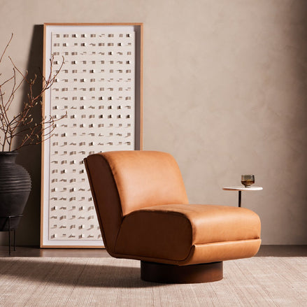 Bronson Swivel Chair + Table