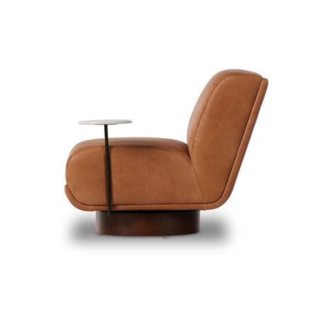 Bronson Swivel Chair + Table