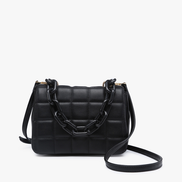 Hayden Quilted Crossbody w/ Large Chain Strap